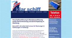 Desktop Screenshot of klarschiff-hamburg.de